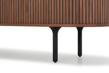 Noira kapea senkki, uritettu, pähkinä, 150x45 cm - Pähkinäpuu / Ruskea - Säilytys - Säilytyskalusteet - Senkki