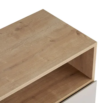 Senkki Nordure Palmer (80 x 80 x 40 cm) Hiekkakivi safiiri tammi - Hiekkakivi safiiri tammi - Säilytys - Säilytyskalusteet - Senkki