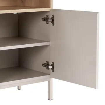 Senkki Nordure Palmer (80 x 80 x 40 cm) Hiekkakivi safiiri tammi - Hiekkakivi safiiri tammi - Säilytys - Säilytyskalusteet - Senkki