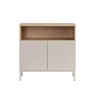 Senkki Nordure Palmer (80 x 80 x 40 cm) Hiekkakivi safiiri tammi - Hiekkakivi safiiri tammi - Säilytys - Säilytyskalusteet - Senkki