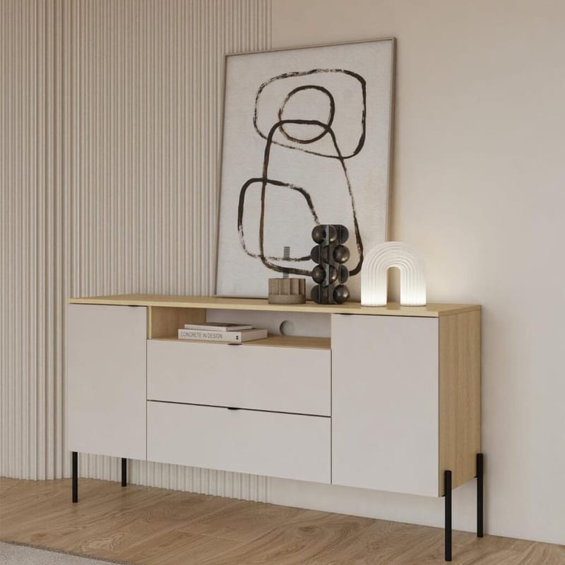 Senkki Ore 2 ovea ja 2 laatikkoa - Kashmir - Säilytys - Säilytyskalusteet - Senkki