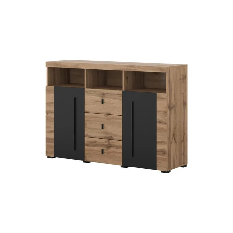 Senkki Roger 2 Ovea ja 3 Laatikkkoa, Wotan tammi, 132 cm