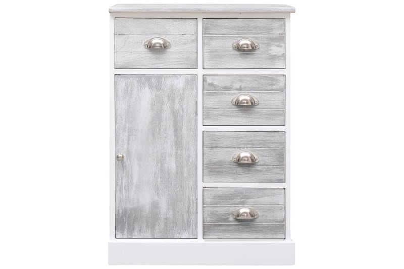 Senkki 10 vetolaatikolla harmaa 113x30x79 cm puu - Harmaa - Säilytys - Säilytyskalusteet - Senkki