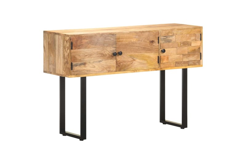 Senkki 116x35x75 cm täysi mangopuu - Säilytys - Säilytyskalusteet - Senkki