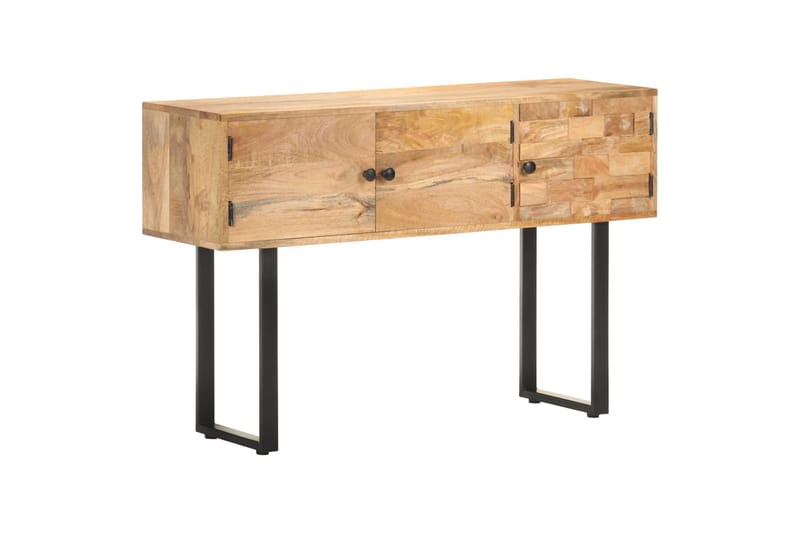 Senkki 116x35x75 cm täysi mangopuu - Säilytys - Säilytyskalusteet - Senkki