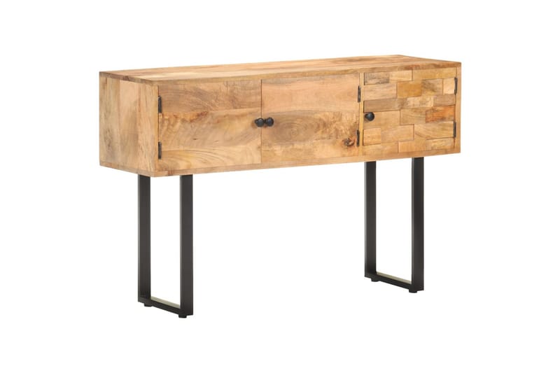 Senkki 116x35x75 cm täysi mangopuu - Säilytys - Säilytyskalusteet - Senkki