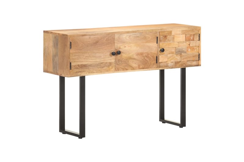 Senkki 116x35x75 cm täysi mangopuu - Säilytys - Säilytyskalusteet - Senkki