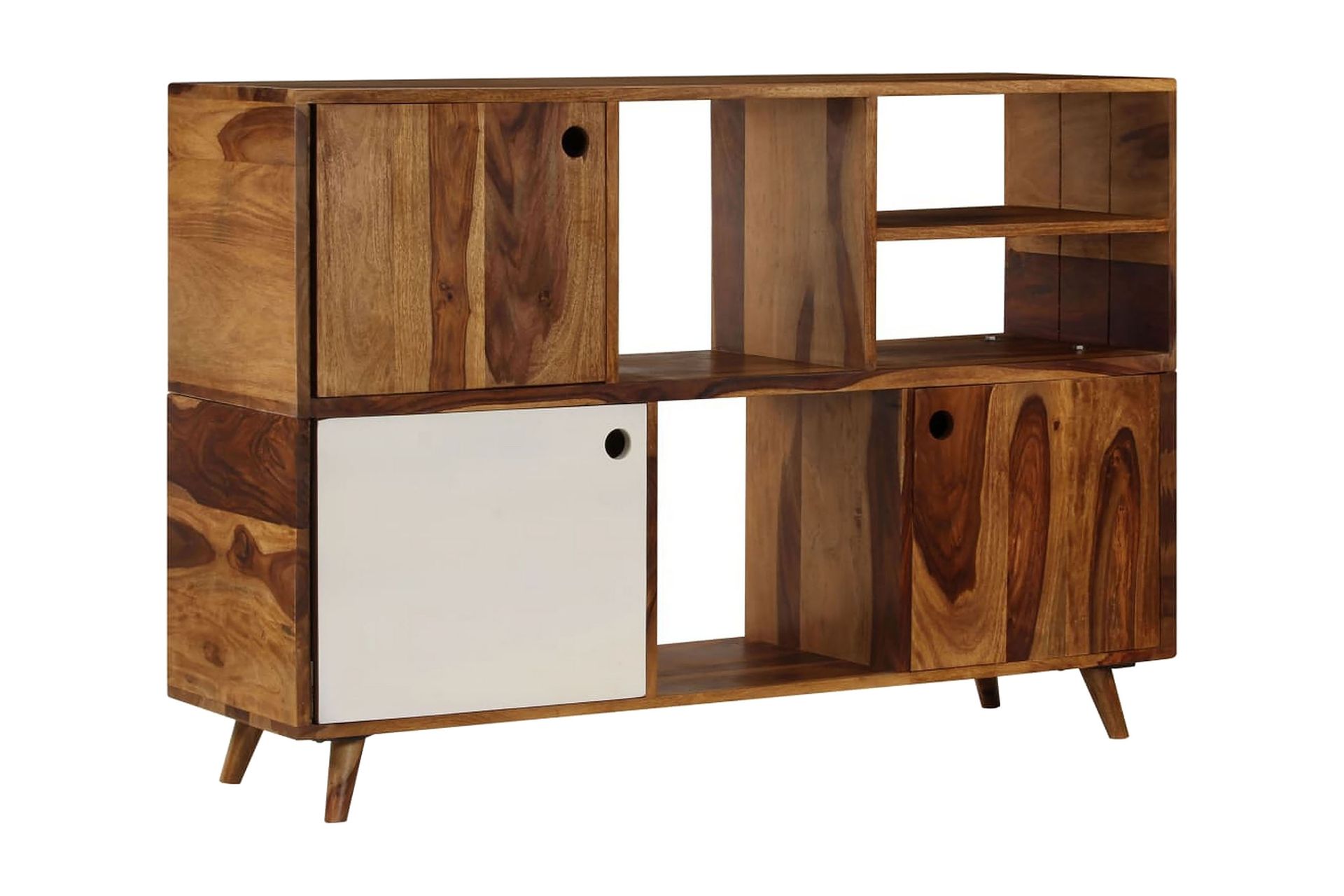 Senkki 118x35x70 cm Massiiviseesam - Monivärinen - Säilytys - Säilytyskalusteet - Senkki
