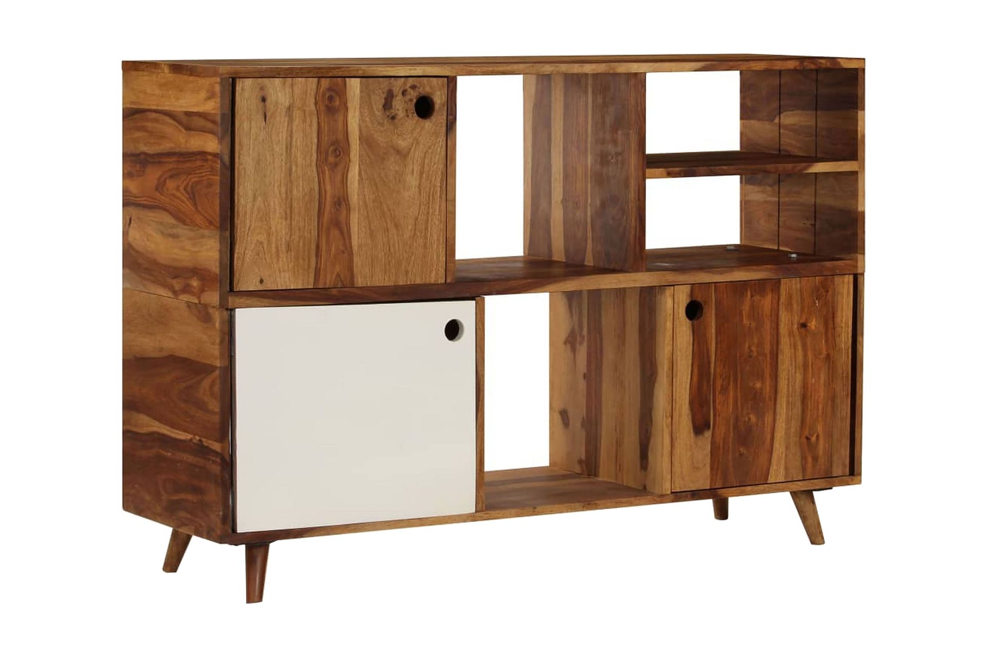 Senkki 118x35x70 cm Massiiviseesam - Monivärinen - Säilytys - Säilytyskalusteet - Senkki