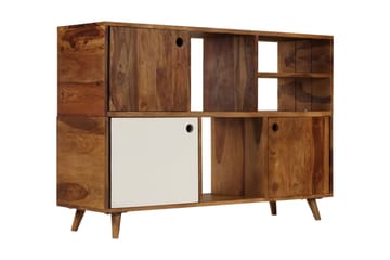 Senkki 118x35x70 cm Massiiviseesam - Monivärinen - Säilytys - Säilytyskalusteet - Senkki