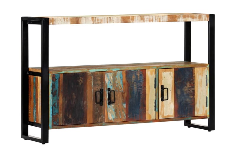 Senkki 120x30x75 cm täysi kierrätetty puu - Ruskea - Säilytys - Säilytyskalusteet - Senkki