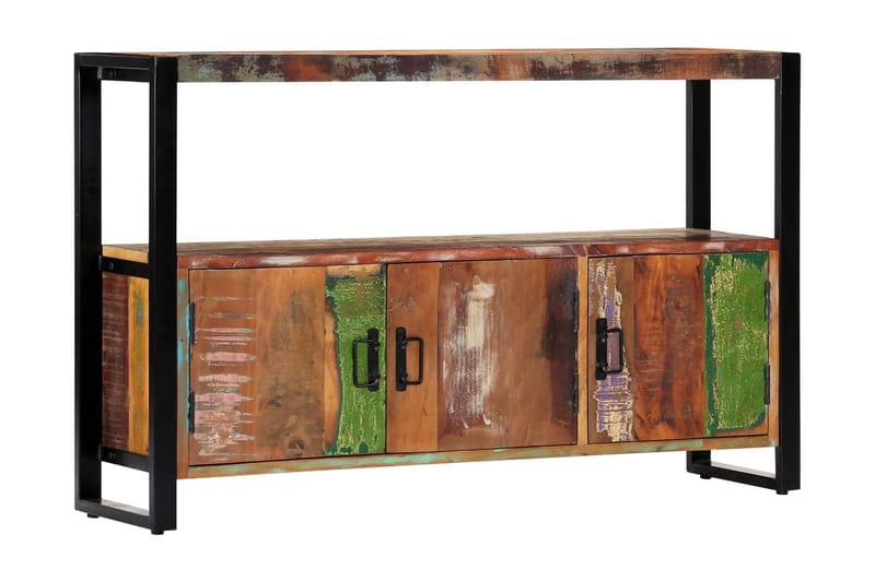 Senkki 120x30x75 cm täysi kierrätetty puu - Ruskea - Säilytys - Säilytyskalusteet - Senkki