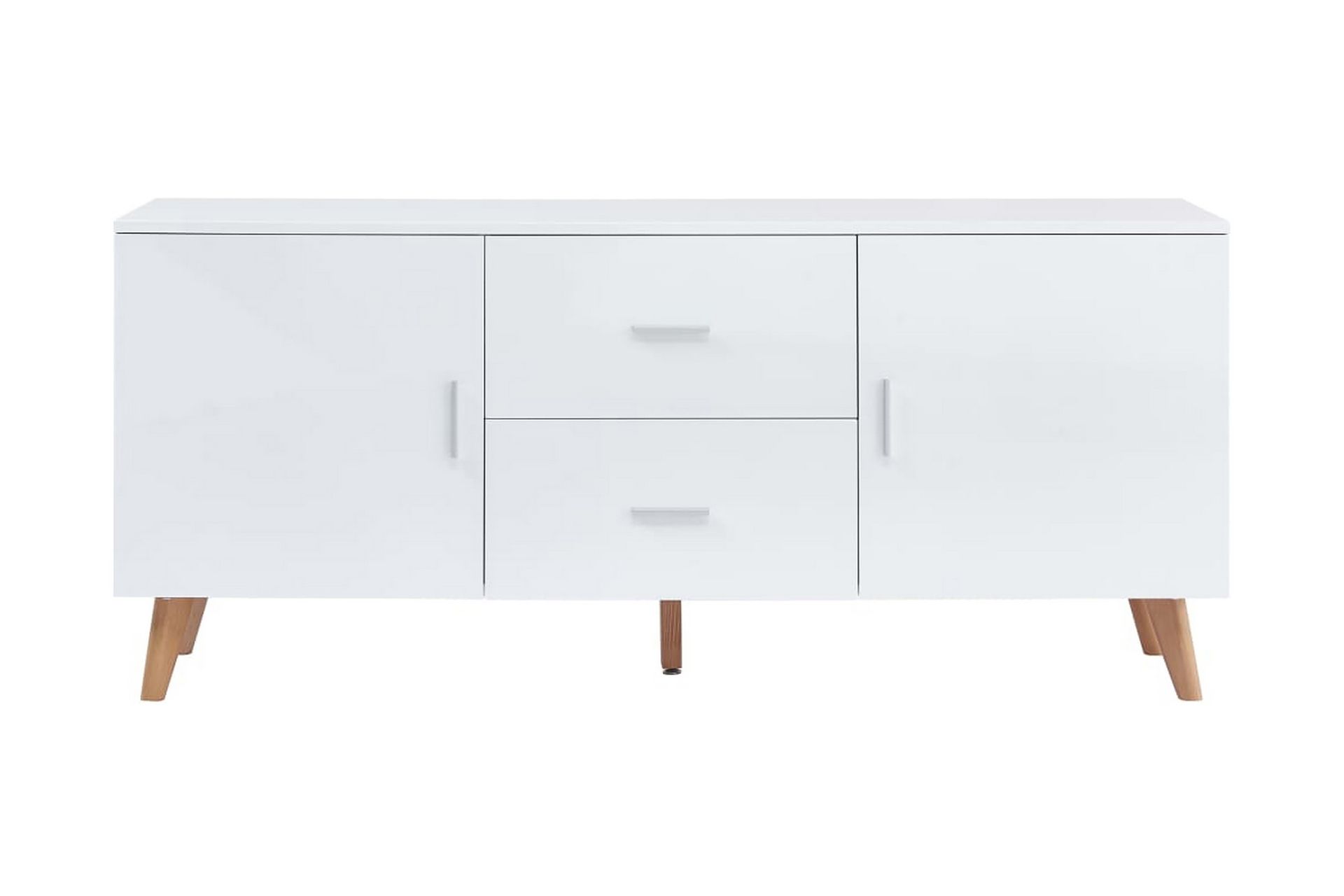 Senkki 160x40x70 cm MDF valkoinen - Valkoinen - Säilytys - Säilytyskalusteet - Senkki