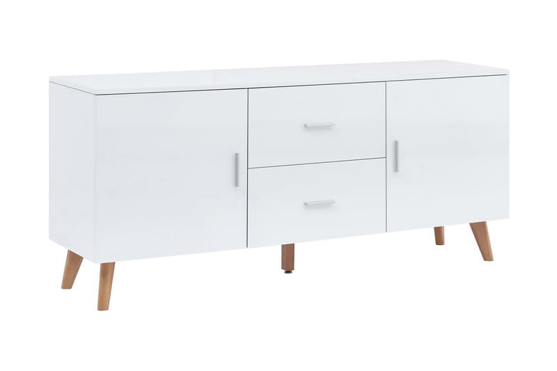 Senkki 160x40x70 cm MDF valkoinen - Valkoinen - Säilytys - Säilytyskalusteet - Senkki