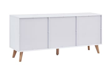 Senkki 160x40x70 cm MDF valkoinen - Valkoinen - Säilytys - Säilytyskalusteet - Senkki