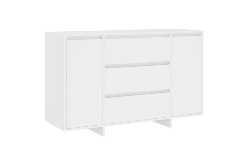 Senkki 3 vetolaatikkoa valkoinen 120x41x75cm lastulevy - Valkoinen - Säilytys - Säilytyskalusteet - Senkki