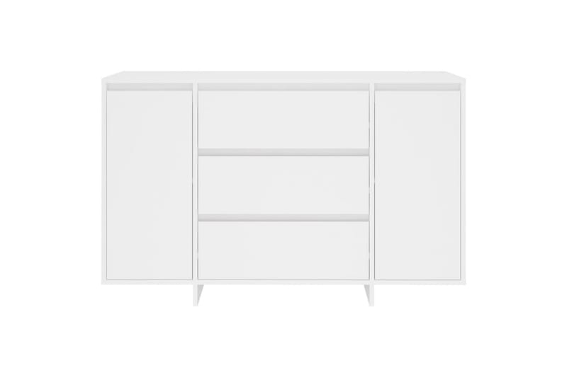 Senkki 3 vetolaatikkoa valkoinen 120x41x75cm lastulevy - Valkoinen - Säilytys - Säilytyskalusteet - Senkki