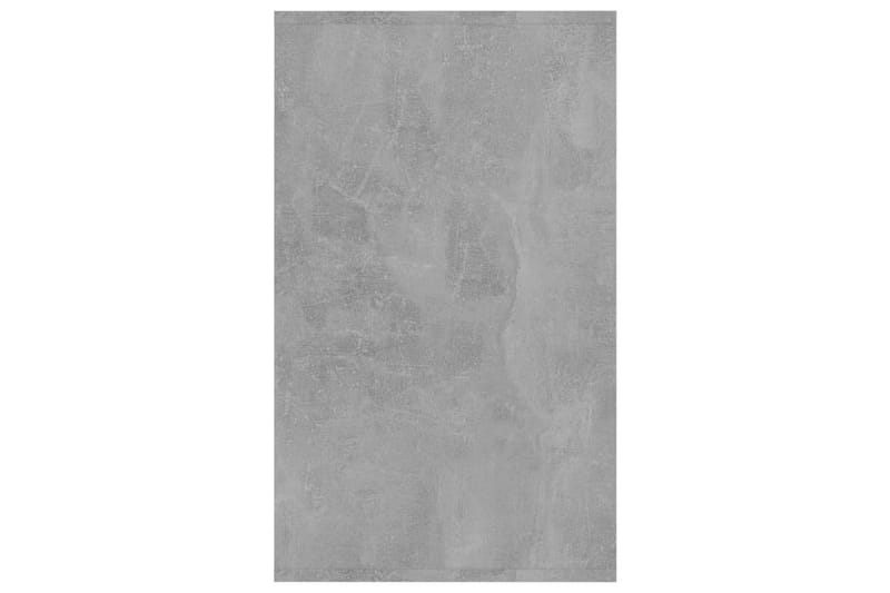 Senkki 3 vetolaatikolla betoninharmaa 120x41x75 cm lastulevy - Harmaa - Säilytys - Säilytyskalusteet - Senkki