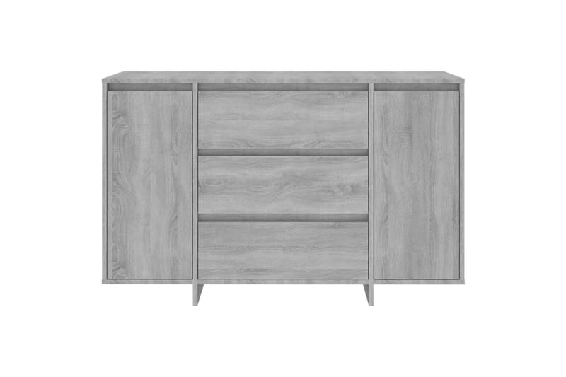Senkki 3 vetolaatikolla harmaa Sonoma 120x41x75 cm lastulevy - Harmaa - Säilytys - Säilytyskalusteet - Senkki