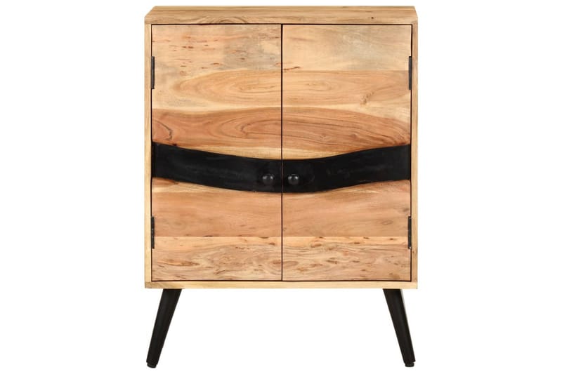 Senkki 57x34x75 cm täysi akaasiapuu - Vihreä - Säilytys - Säilytyskalusteet - Senkki