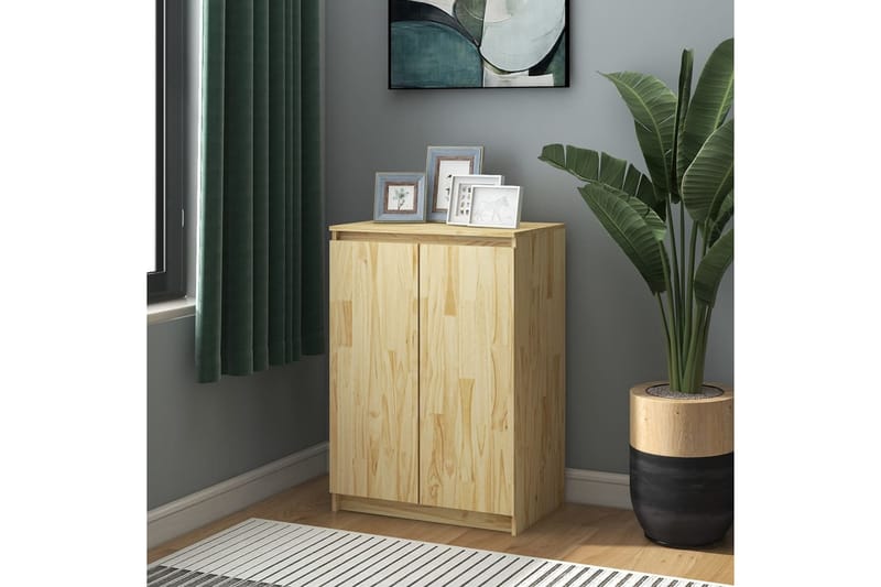 Senkki 60x36x84 cm täysi mänty - Ruskea - Säilytys - Säilytyskalusteet - Senkki