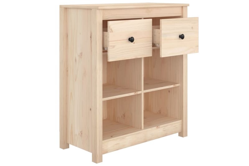 Senkki 70x35x80 cm täysi mänty - Ruskea - Säilytys - Säilytyskalusteet - Senkki