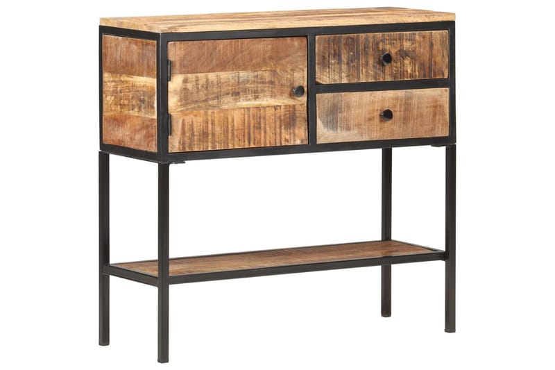 Senkki 85x30x80 cm karkea mangopuu - Ruskea - Säilytys - Säilytyskalusteet - Senkki
