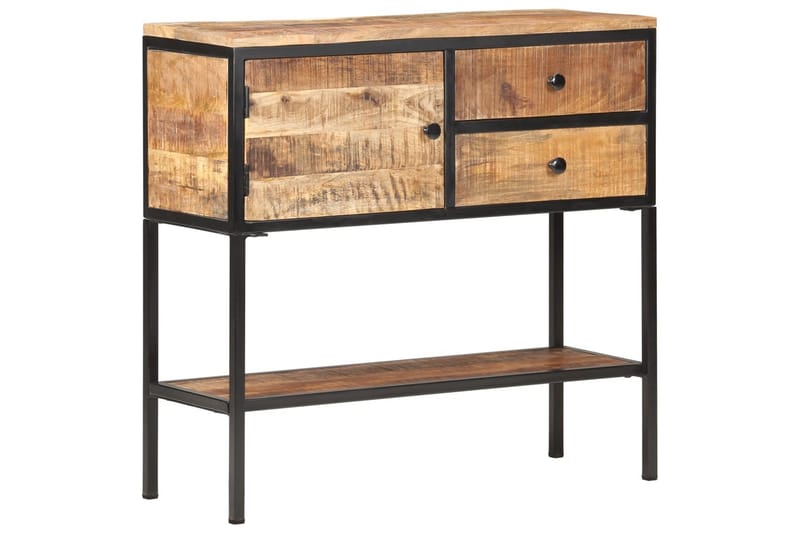 Senkki 85x30x80 cm karkea mangopuu - Ruskea - Säilytys - Säilytyskalusteet - Senkki