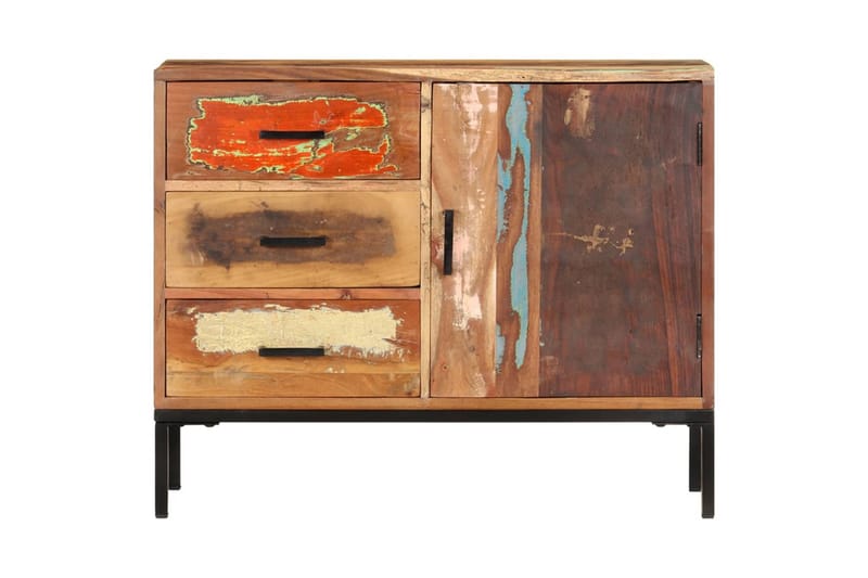 Senkki 88x30x73 cm kierrätetty täyspuu - Ruskea - Säilytys - Säilytyskalusteet - Senkki