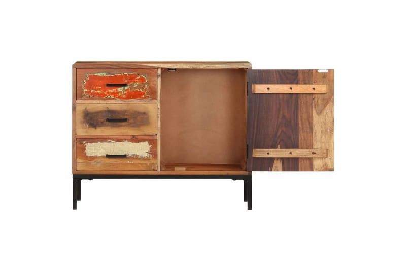 Senkki 88x30x73 cm kierrätetty täyspuu - Ruskea - Säilytys - Säilytyskalusteet - Senkki