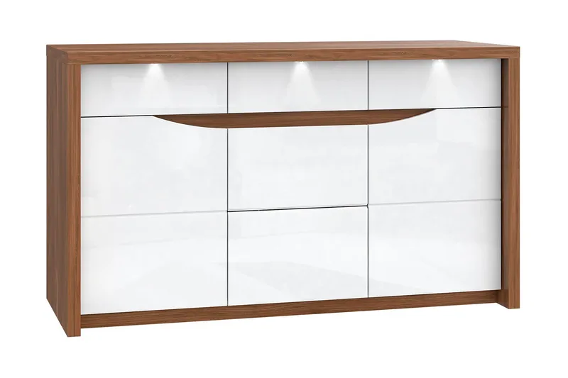 Senkki Ajanel 142x84 cm, Ruskea/Valkoinen