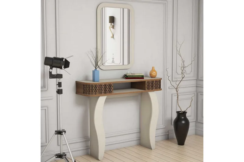 Senkki Amtorp 105 cm - Ruskea/Valkoinen - Säilytys - Säilytyskalusteet - Senkki