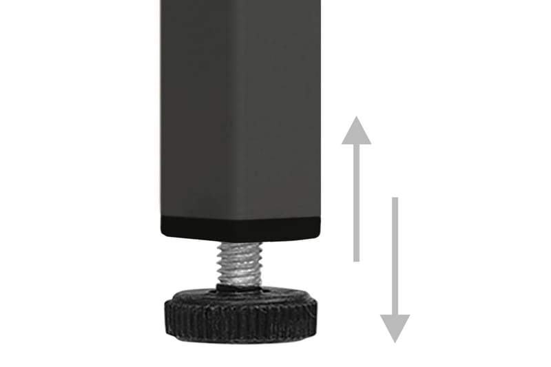 Senkki antrasiitti 75x35x70 cm teräs ja karkaistu lasi - Senkki