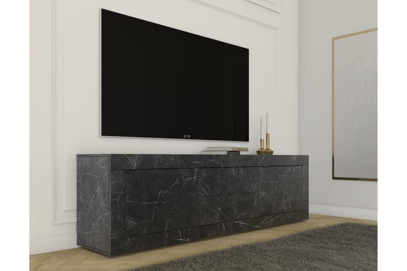 Senkki Astal 43x210 cm Musta - LC Spa - Säilytys - Säilytyskalusteet - Senkki