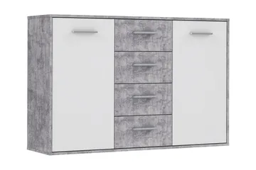 Senkki Barnitz 34x123 cm - Harmaa - Säilytys - Säilytyskalusteet - Senkki