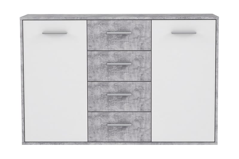 Senkki Barnitz 34x123 cm - Harmaa - Säilytys - Säilytyskalusteet - Senkki