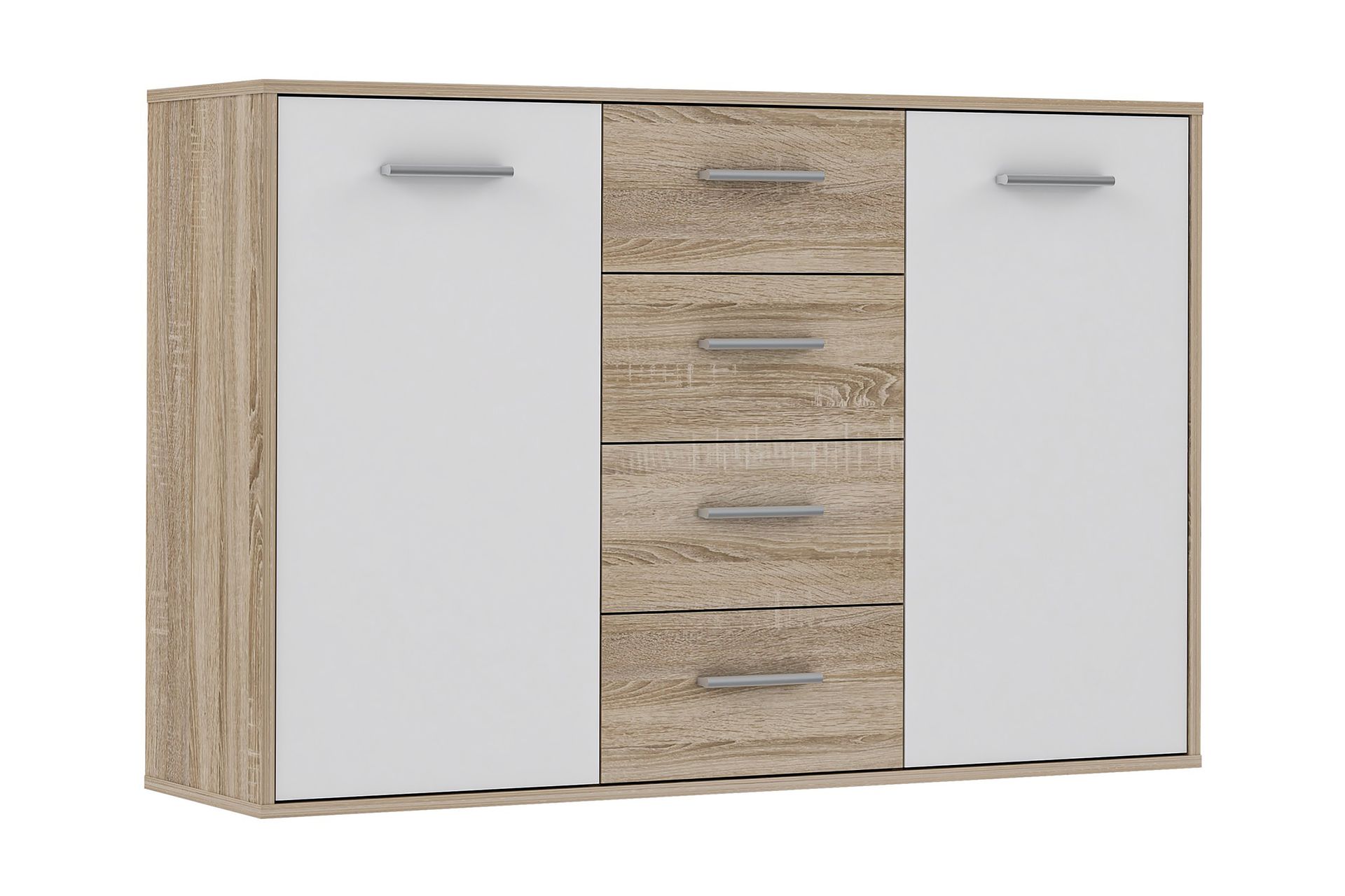 Senkki Barnitz 34x123 cm - Ruskea/Valkoinen - Säilytys - Säilytyskalusteet - Senkki