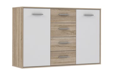 Senkki Barnitz 34x123 cm - Ruskea/Valkoinen - Säilytys - Säilytyskalusteet - Senkki