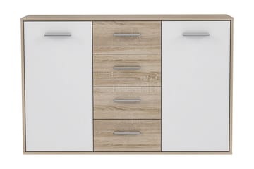Senkki Barnitz 34x123 cm - Ruskea/Valkoinen - Säilytys - Säilytyskalusteet - Senkki