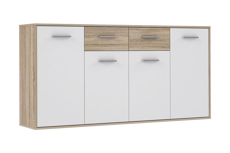 Senkki Barnitz 34x162 cm - Ruskea/Valkoinen - Säilytys - Säilytyskalusteet - Senkki
