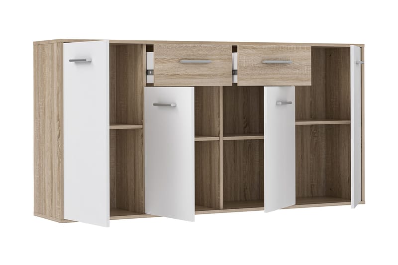 Senkki Barnitz 34x162 cm - Ruskea/Valkoinen - Säilytys - Säilytyskalusteet - Senkki