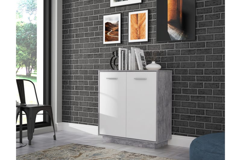 Senkki Barnitz 34x83 cm - Harmaa - Säilytys - Säilytyskalusteet - Senkki