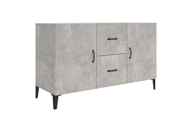 Senkki betoninharmaa 100x36x60 cm tekninen puu - Harmaa - Säilytys - Säilytyskalusteet - Senkki