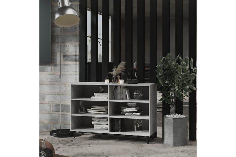 Senkki betoninharmaa 103,5x35x70 cm lastulevy - Säilytys - Säilytyskalusteet - Senkki