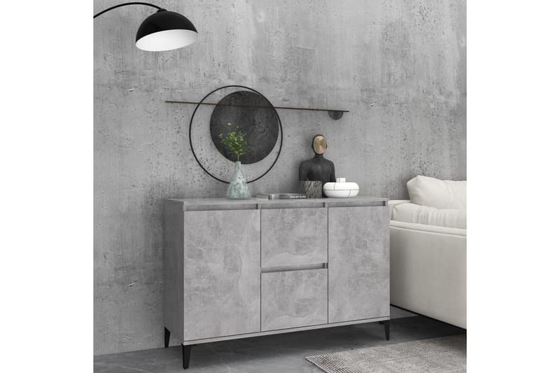 Senkki betoninharmaa 104x35x70 cm lastulevy - Harmaa - Säilytys - Säilytyskalusteet - Senkki