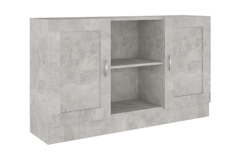 Senkki betoninharmaa 120x30,5x70 cm lastulevy - Harmaa - Säilytys - Säilytyskalusteet - Senkki
