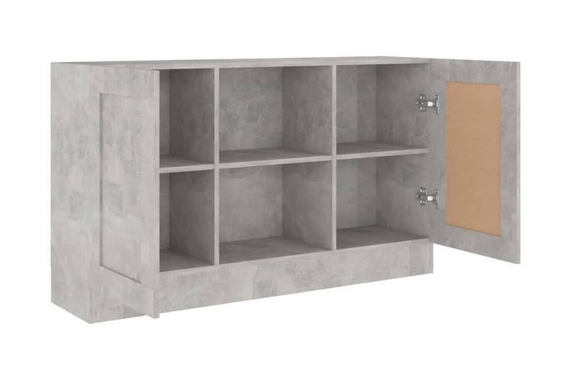 Senkki betoninharmaa 120x30,5x70 cm lastulevy - Harmaa - Säilytys - Säilytyskalusteet - Senkki