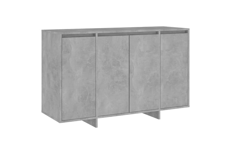 Senkki betoninharmaa 120x41x75 cm lastulevy - Harmaa - Säilytys - Säilytyskalusteet - Senkki