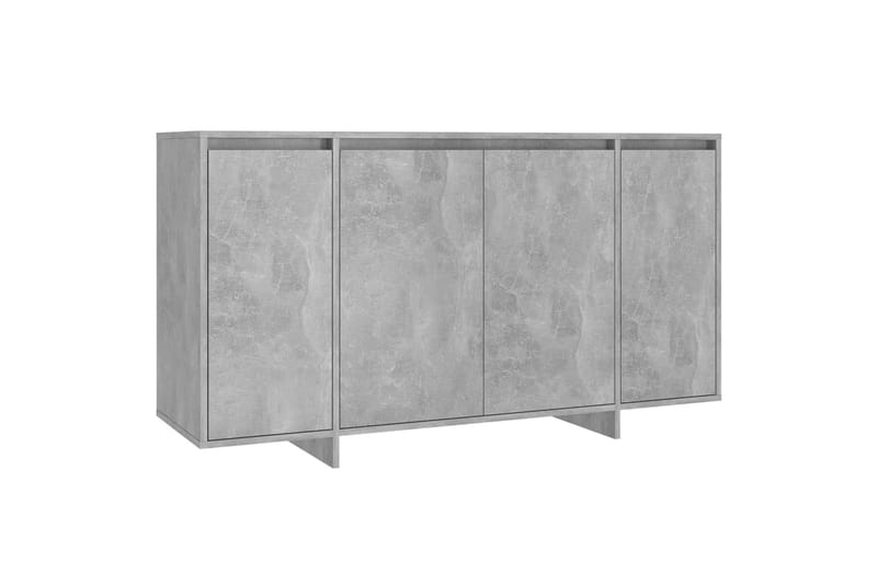 Senkki betoninharmaa 135x41x75 cm lastulevy - Harmaa - Säilytys - Säilytyskalusteet - Senkki