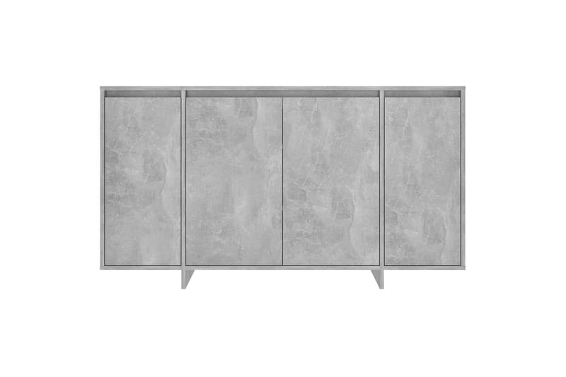 Senkki betoninharmaa 135x41x75 cm lastulevy - Harmaa - Säilytys - Säilytyskalusteet - Senkki